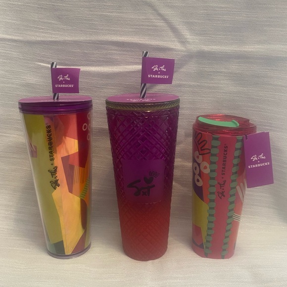 💥NWT Starbucks Spring 2024 Artist Collaboration She X This Bundle💥 - Picture 1 of 11